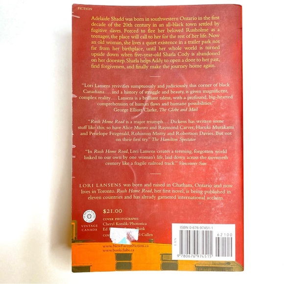 Rush Home Road Book by Lori Lansens - Picture 2 of 6